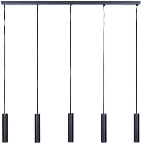 Ztahl design hanglamp Salerno 5L balk - zwart
