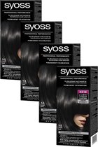 Syoss Colors Baseline 1-1 Zwart 4 Stuks - Voordeelverpakking