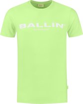 Ballin Amsterdam -  Heren Slim Fit  Original T-shirt  - Groen - Maat S