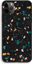 Case Company® - iPhone 11 Pro hoesje - Terrazzo N°10 - 100% Biologisch Afbreekbaar - Duurzaam - Biodegradable Soft Case - Milieuvriendelijke Print op Achterkant - Zwarte Zijkanten - Beschermi