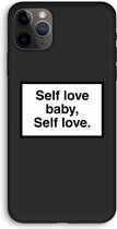 CaseCompany® - iPhone 11 Pro hoesje - Self love - 100% Biologisch Afbreekbaar - Duurzaam - Biodegradable Soft Case - Milieuvriendelijke Print op Achterkant - Zwarte Zijkanten - Bescherming Ov