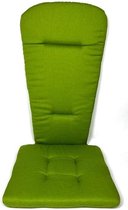 Madison Tuinstoelkussen hoge rug 50x133 cm Rib green