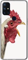 Geschikt voor OnePlus Nord N10 5G hoesje - Haan - Dieren - Boerderijdieren - Jongens - Kinderen - Meiden - Siliconen Telefoonhoesje