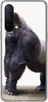 Geschikt voor OnePlus Nord CE 5G hoesje - Gorilla - Dieren - Jongens - Meisjes - Kinderen - Siliconen Telefoonhoesje