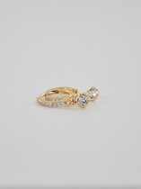 Oorring hanger Lucid - goud