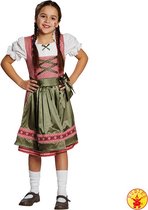 Dirndl tirolerjurk meisje CLARA maat 128.