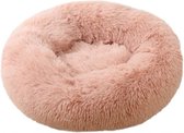 Fluffy Trendy Kattenbed - 70cm - Licht grijs - Maat L