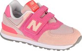 New Balance PV574WM1, voor meisje, Roze, Sneakers,Sportschoenen, maat: 32,5