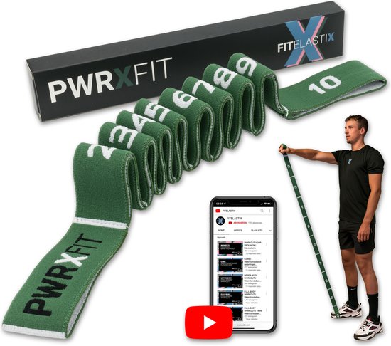 FITELASTIX® Premium Weerstandsband Lang - Alles in 1 - Full Body - Voor Elk  Niveau - | bol.com