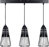 C-Création® Malti - Plafondlamp - 3 Lichtpunten - Zwart - Woonkamer - Keuken - Hal