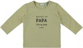Babylook T-Shirt Papa Sage Green