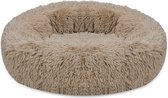 Luxe Kattenmand & Hondenmand - Fluffy Huisdieren Plunch -Donutmand - 50cm - Voor Kleine Huisdieren