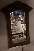 AURA PEEPERKORN/Spiegel/bruin houten spiegel
