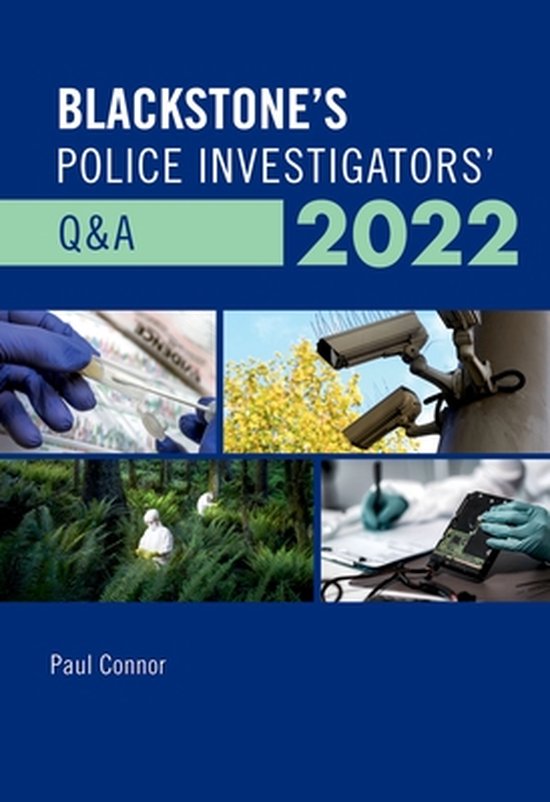 Blackstone's Police Investigators' Q&A 2022 9780192847614 Paul