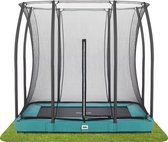 Salta Comfort Edition Ground - inground trampoline met veiligheidsnet - 214 x 153 cm - Groen