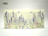 Glazen Cakeschaal Lavender Field
