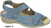 Durea -Dames - blauw - sandalen - maat 40
