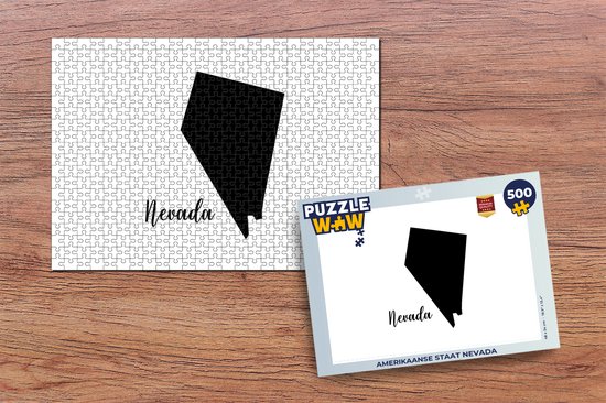 Puzzel Amerikaanse staat Nevada - Legpuzzel - Puzzel 500 stukjes | bol.com