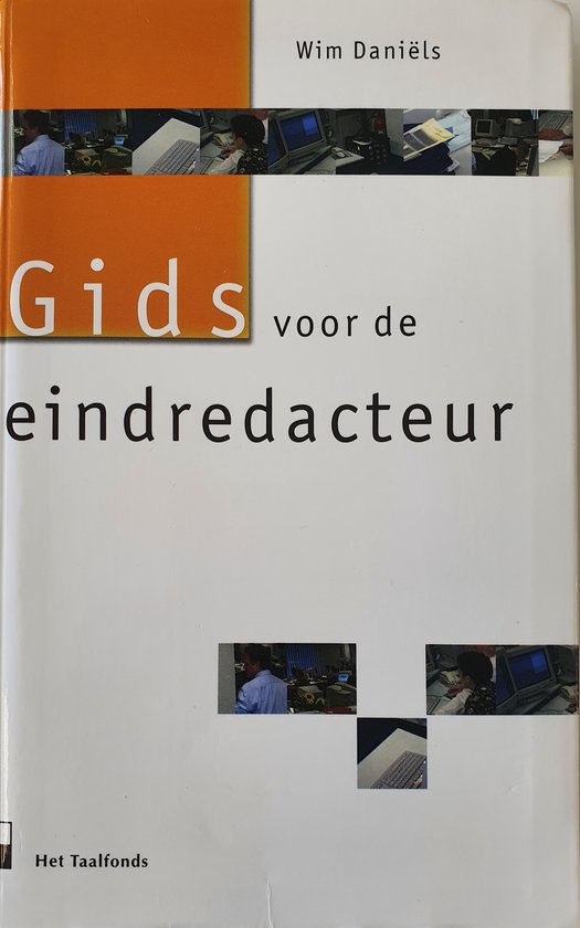 Cover van het boek 'Gids voor de eindredacteur' van W. Daniels