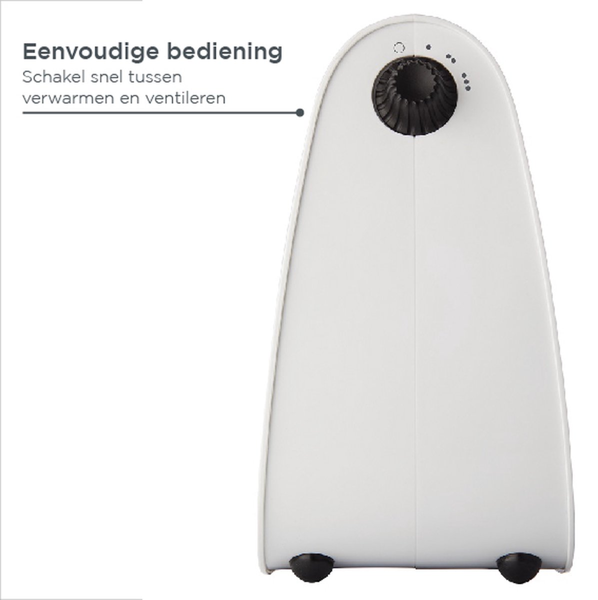 Concept VT7040 Ventilator – Met Warme Luchtstroom Functie – Ventileren en Verwarmen – Wit — afbeelding 9