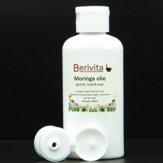 Moringa Oil Pure 100ml - Huile pour la peau et huile capillaire | bol