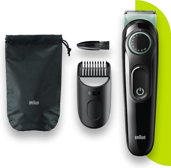 Braun 3 BT3323 Tondeuse À Barbe Pour Homme - Tondeuse Pour Visage - Cheveux