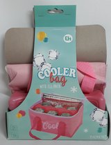 Cooler Bag with Ice Pack - Koeltas met koelelement - 5 Liter - 15x24x14 - Roze
