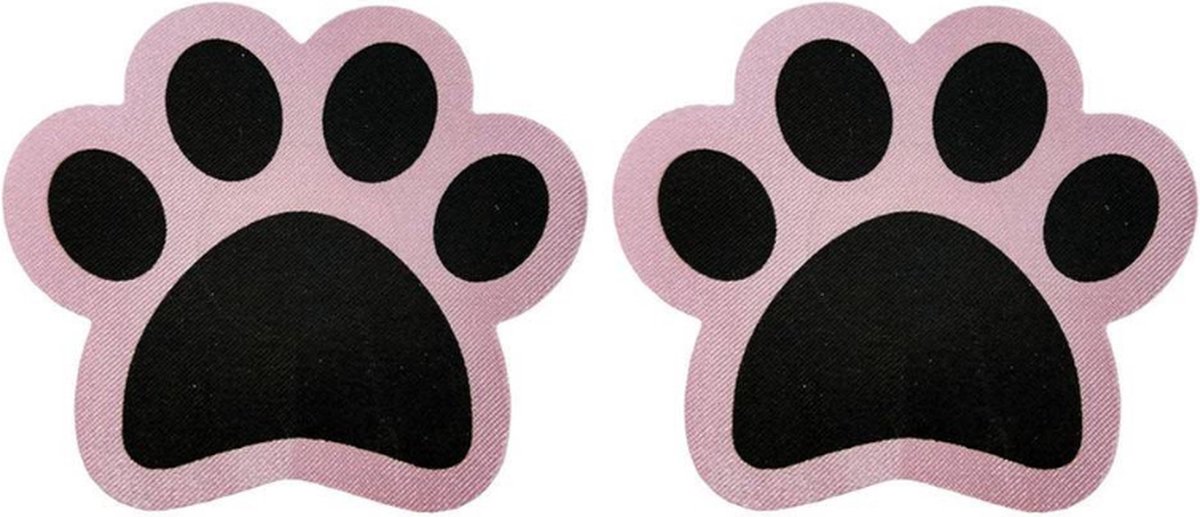 Goedkoopste Tepelstickers van ondeugende hondenpoot afdrukken - erotische tepel stickers - nipple covers
