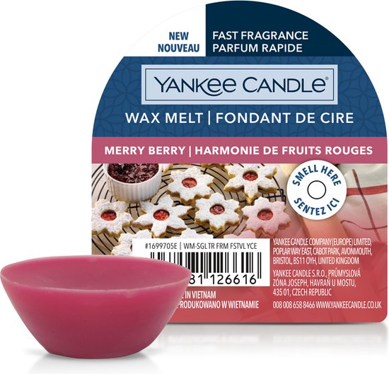 Yankee Candle New Wax Melt Merry Berry