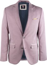 Suitable - Blazer Braga Rood - 50 - Tailored-fit