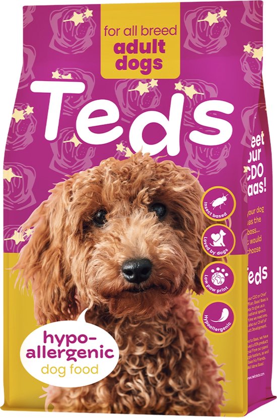 Teds Adult Insect Hypoallergeen Insecten - Hondenvoer - 2.5 kg