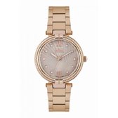 Lee Cooper LC06777.470 - Horloge - Analoog - Dames - Vrouwen - stalen band - Rosékleurig