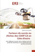 Facteurs de succès ou d'échec des COOP-CA en Côte d'Ivoire