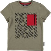 Vinrose jongens t-shirt army green maat 134/140