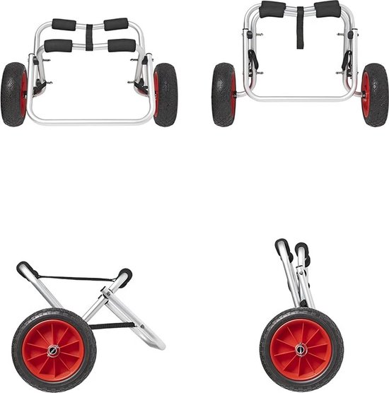 Talamex Transportkar Opvouwbaar voor SUP/Kajak/Kano/Surfboard