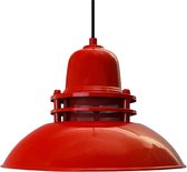 Bamyum Lighthouse Hanglamp Rood Metalen 1xE27 Fitting Ø 34 cm Pendellamp Voor Binnen Binnenkleur is Wit