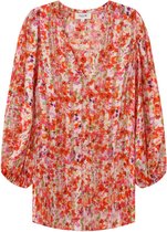 Roze geprinte Blouse Elodie - Grace & Mila - Maat L