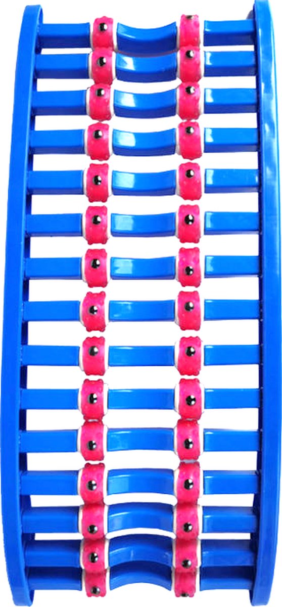 Backstretcher - Rolstretcher met magneet - Nekstretcher- Rugstrekker - Drukpunt Massage - Rug Corrector- Fitness stretcher .