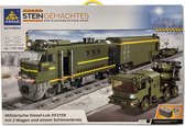 Kazi KY98252 - Militaire Treinset - 1150 onderdelen - Lego City Compatibel - Bouwdoos