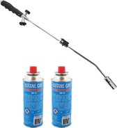 Kinzo onkruidbrander - 80 cm - Draadloos - aanpasbare vlam