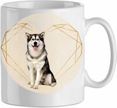 Mok Alaskan malamute 2.5| Hond| Hondenliefhebber | Cadeau| Cadeau voor hem| cadeau voor haar | Beker 31 CL
