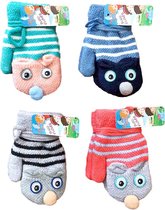 Wanten met touwtje - Peuter - 2/3 jaar - Blauw