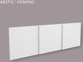 3d muurpaneel NMC DOMINO ARSTYL Noel Marquet Wandpaneel Sierelement modern design wit 0,43 m2