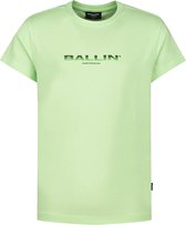 Ballin Amsterdam -  Jongens Slim Fit   T-shirt  - Groen - Maat 164