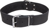 Flamingo Halsband Softleder Lengte 80cm Breedte 30mm - Zwart