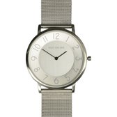 Rolf Cremer Gent - uniseks horloge - grijs - titanium - milanese band - moederdag cadeau