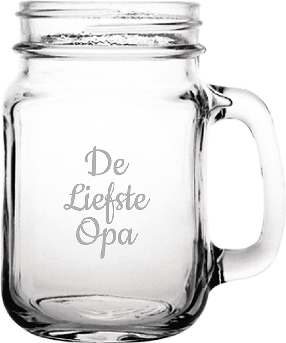 Gegraveerde Drinkglas 45cl De Liefste Opa