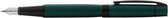 Sheaffer vulpen - 300 E9346 - F - Matte green lacquer polished black - SF-E0934643