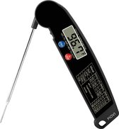 FoodBuddy BASIC Vleesthermometer – BBQ Thermometer- Inclusief e-Book – Kernthermometer – Kamado - Barbecue – Suikerthermometer – Digitaal – Keukenthermometer – Kerntemperatuurmeter