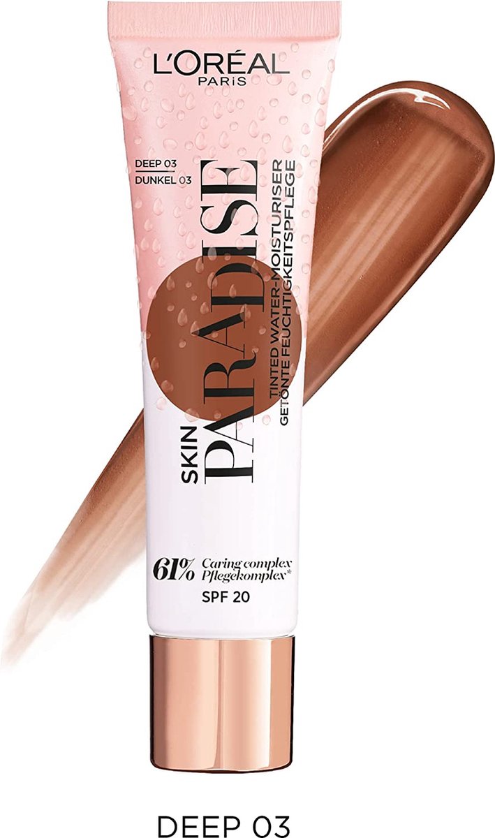 L'Oréal Skin Paradise Tinted Water-Cream - 03 Deep